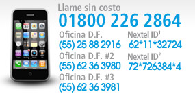 Llamada sin costo y contactos Nextel